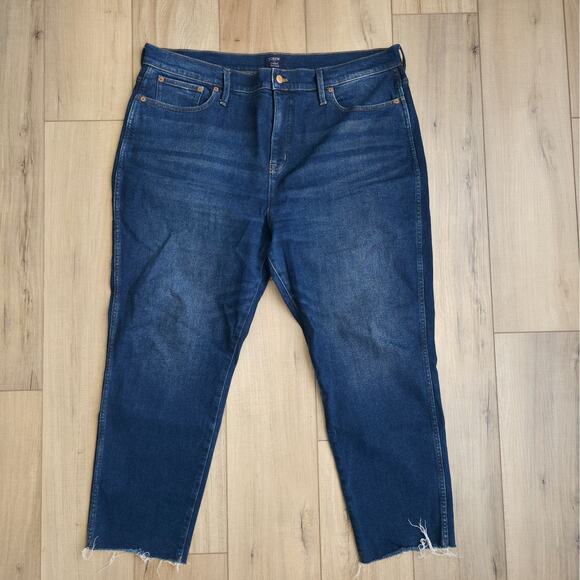 J.Crew Factory Classic Vintage All-Day Stretch Ether Blue Wash Jeans Women Sz 35 - Picture 4 of 11